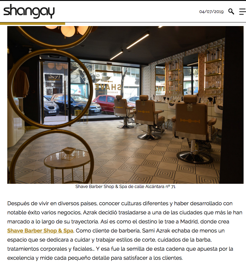 SHAVE en shangay