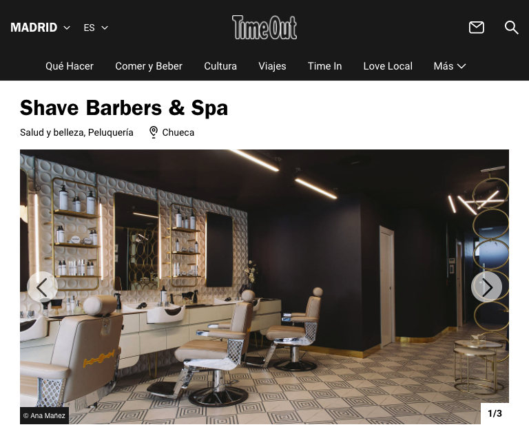 Shave Barbers & Spa